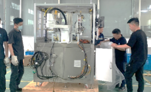 知名外資制藥企業(yè)定制軒特紙箱全自動貼標(biāo)生產(chǎn)線定制